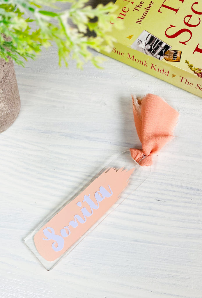 Personalized Acrylic Bookmark – Beehive Designs